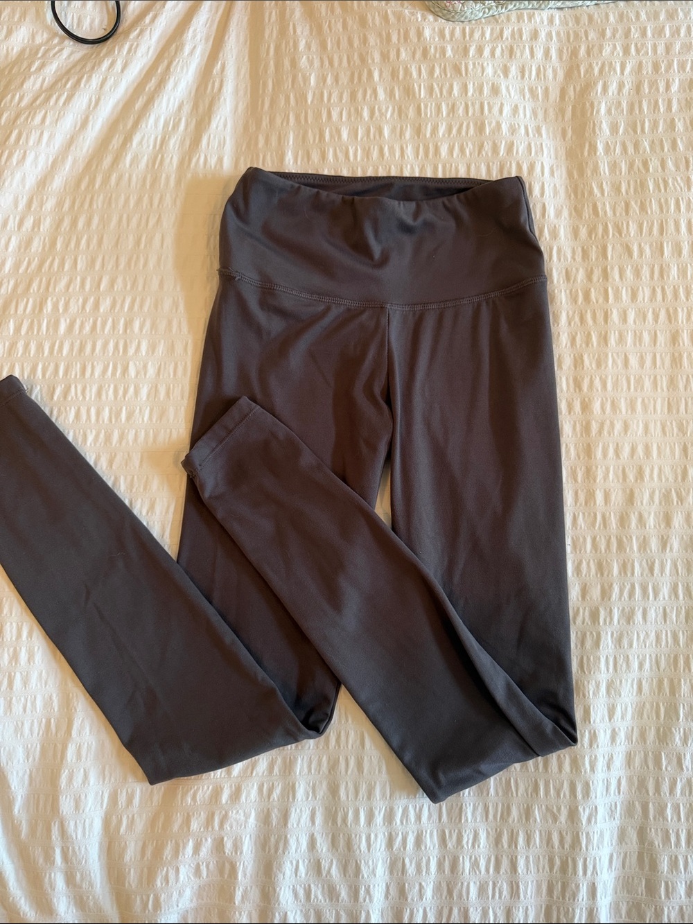 Women's High-Waist Leggings in Dark Gray